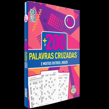 Livro Mais 200 Palavras Cruzadas Nível Médio Ed 34