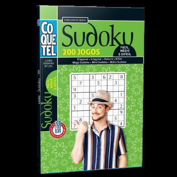 Livro Coquetel Sudoku Nível Fc/md/df Ed 201