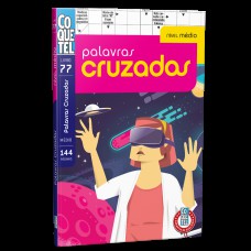 Livro Coquetel Palavras Cruzadas Nível Médio Ed 77