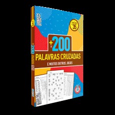 Livro Mais 200 Palavras Cruzadas Nível Médio Ed 35