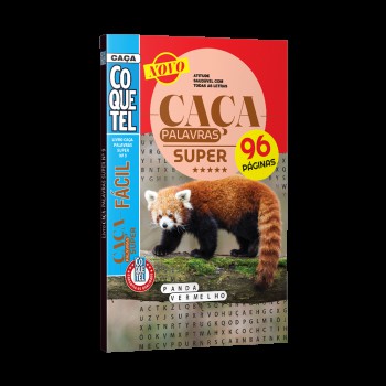 Livro Coquetel Caça Palavras Super Nível Fácil Ed 09