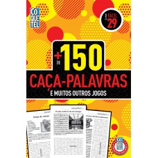 Livro Coquetel Mais 150 Caça-palavras E Muitos Outros Jogos Nível Fácil Ed 29