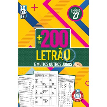 Livro Coquetel Mais 200 Letrão Nível Médio Ed 27