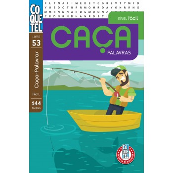 Livro Coquetel Caça Palavras Nível Fácil Ed 53