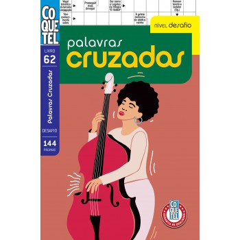 Livro Coquetel Palavras Cruzadas Nível Desafio Ed 62