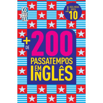 Livro Coquetel Mais De 200 Passatempos Em Inglês Ed 10