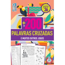 Livro Coquetel Mais De 200 Palavras Cruzadas Ed 36