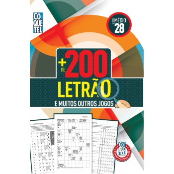 Livro Coquetel Mais De 200 Letrão Nível Médio Ed 28