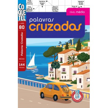 Livro Coquetel Palavras Cruzadas Nível Médio Ed 80