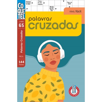 Livro Coquetel Palavras Cruzadas Nível Fácil Ed 65