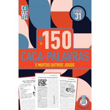 Livro Coquetel Mais De 150 Caça-palavras 31