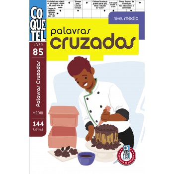 Livro Coquetel Palavras-cruzadas Médio 85