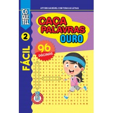 Livro Coquetel Caça-palavras Ouro 2