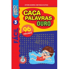 Livro Coquetel Caça-palavras Ouro 3
