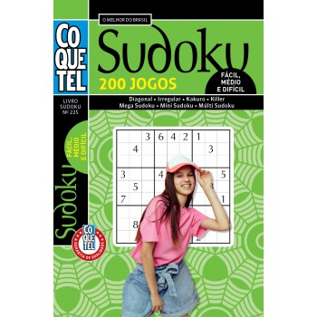 Livro Coquetel Sudoku 225
