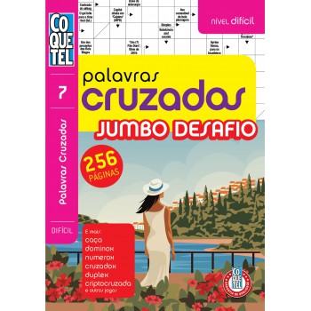 Livro Coquetel Palavras-cruzadas Jumbo Desaio 7