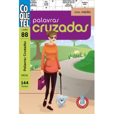 Livro Coquetel Palavras-cruzadas 88: Nível Médio