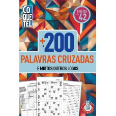 Livro Coquetel + 200 Palavras-cruzadas 42: Nível Médio
