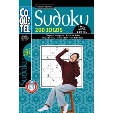 Livro Coquetel Sudoku 227: ácil, Médio E Difícil
