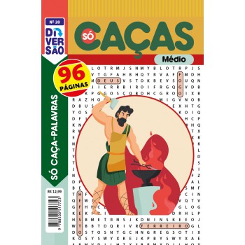 Livro Diversão Só Caça Palavras 28: Nível Médio
