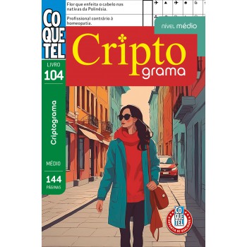 Livro Coquetel Criptograma 104: Nível Médio