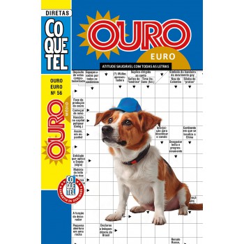 Palavras-cruzadas Diretas Coquetel Ouro Euro 56: Nível Médio