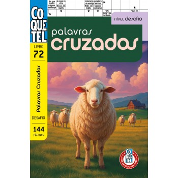 Livro Coquetel Palavras-cruzadas Desafio 72