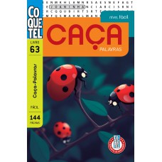 Livro Coquetel Caça-palavras 63: Nível ácil