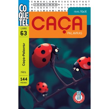 Livro Coquetel Caça-palavras 63: Nível ácil