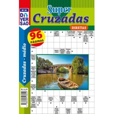 Livro Diversão Super Palavras-cruzadas Diretas 28: Nível Médio