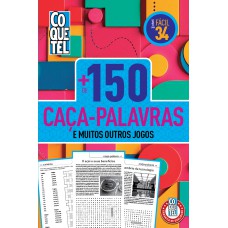 Livro Coquetel + 150 Caça-palavras ácil 34
