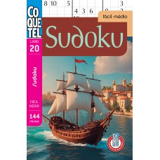 Livro Coquetel Sudoku 20: Níveis Fácil E Médio