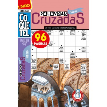 Livro Coquetel Palavras-cruzadas Viena 5: Nível Médio