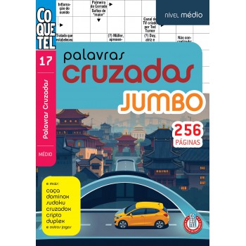 Livro Coquetel Palavras-cruzadas Jumbo Ed. 17: Nível Médio