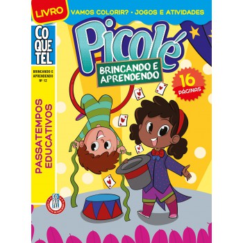 Livro Coquetel Brincando Aprendendo 12: Passatempos Educativos