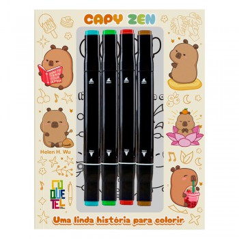 Capy Zen: Uma Linda História Para Colorir