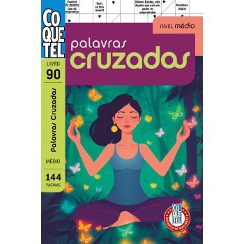 Livro Coquetel Palavras-cruzadas 90: Nível Médio