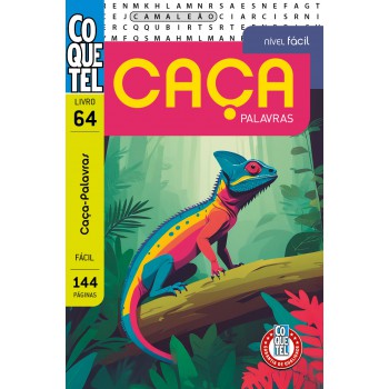 Livro Coquetel Caça-palavras 64: Nível ácil