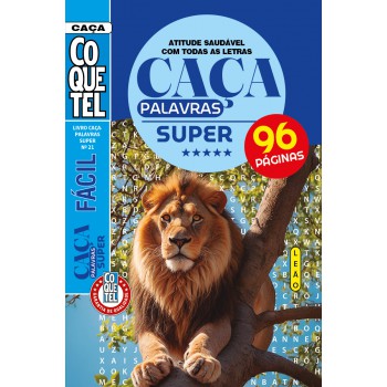 Livro Coquetel Caça-palavras Super 21: Atitude Saudável Com Todas As Letras