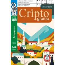Livro Coquetel Criptograma 108: Nível Médio