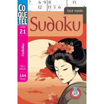 Livro Coquetel Sudoku 21: Níveis Fácil E Médio