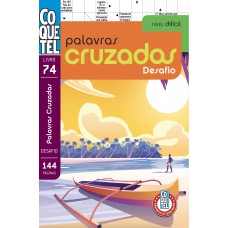 Livro Coquetel Palavras-cruzadas Desafio 74