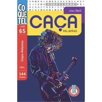 Livro Coquetel Caça-palavras 65: Nível ácil