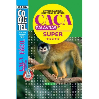 Livro Coquetel Caça-palavras Super 22: Atitude Saudável Com Todas As Letras