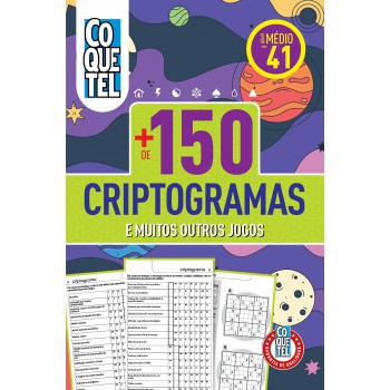 Livro Coquetel + 150 Criptogramas 41