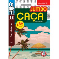 Livro Coquetel Jumbo Caça-palavras 18: Nivel ácil