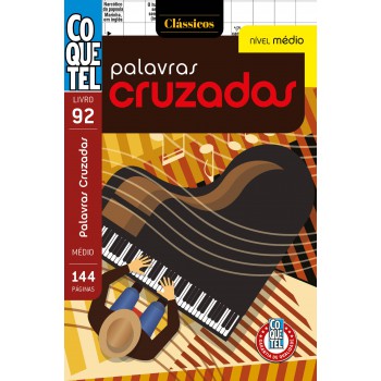 Livro Coquetel Palavras Cruzadas Médio 92