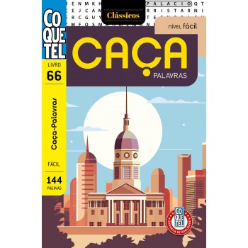 Livro Coquetel Caça-palavra 66: Nível ácil