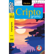 Livro Coquetel Criptograma 111: Nível Médio