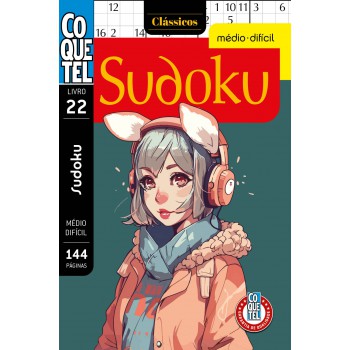Livro Coquetel Sudoku Médio-difícil 22: Níveis Fácil E Médio